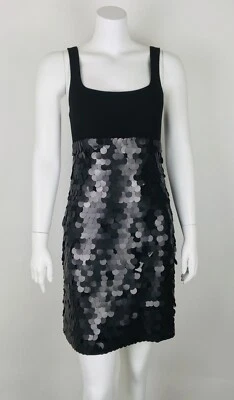 Vestido para mujer Bailey 44 lentejuelas fiesta cóctel liso negro elástico M Foto 1 de 4