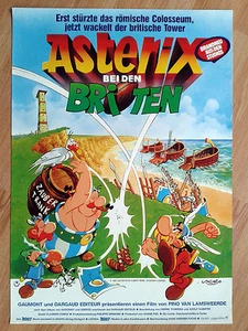 ASTERIX IN BRITAIN rare 1987 German 1-sheet - Uderzo & Goscinny - unfolded! - Picture 1 of 1