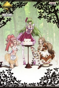 postcard promo Code geass Lelouch of the Rebellion anime C.C. Nunnally Anya - Picture 1 of 2