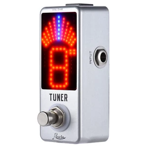 Pedal afinador cromático True Bypass pantalla LED para guitarra eléctrica bajo DC9V U8Y6 - Imagen 1 de 9