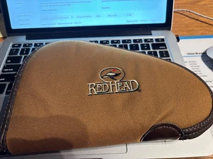 Rotkopf Gold Pistole Kurzwaffe gepolstert Reißverschluss Etui 10" x 6,5" - Bild 1 von 3