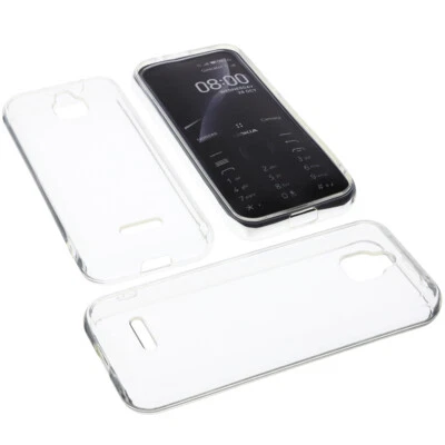 Custodia per Nokia 8000 4G Borsa Protettiva Cellulare TPU Gomma Trasparente - Immagine 1 di 4