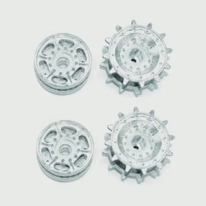 Piñones locos de rueda motriz de metal para tanque Tongde RC 1/16 M2A2 piezas Bradley - Imagen 1 de 1