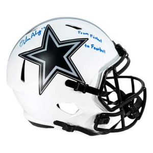 Brandon Aubrey Signed Futbol to Football Inscription Dallas Cowboys Lunar Eclips - Picture 1 of 4