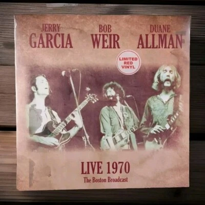 Jerry Garcia - Bob Weir -  Duane Allman Live 1970 - Boston - Ltd Red Vinyl - Image 1 of 2