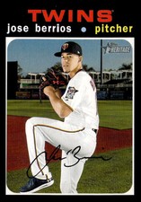 Jose Berrios 2020 Topps Heritage #238 Minnesota Twins