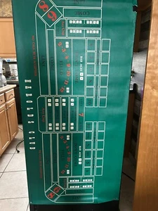 Vintage Harold"s Club Craps Table Poster Reno Casino NV Nevada Ships Free - Picture 1 of 12