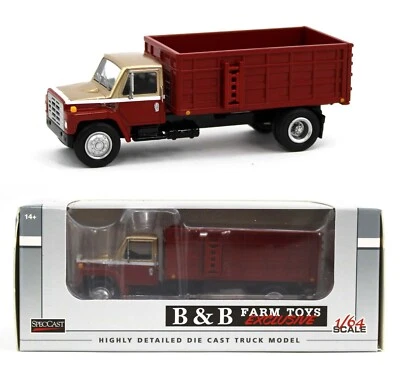 2022 1:64 SpecCast 1980s INTERNATIONAL S1954 GRAIN TRUCK *RED/GOLD & RED* NIB! - Image 1 of 4