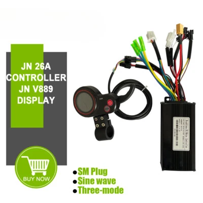 Electric Scooter JN 26A Three-Mode Sine Wave Controller with JN V889 LCD Display - Image 1 of 4