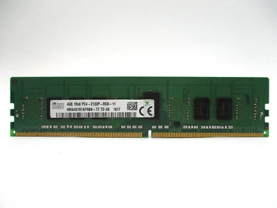 SK Hynix 4GB 1RX8 PC4-2133P-RD0-11 ECC REG Server Memory HMA451R7AFR8N-TF Tested - Image 1 of 3