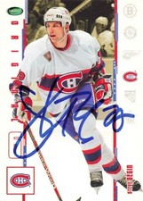 2003/04 Parkhurst #7 Steve Begin Canadiens Signed Auto *G1884