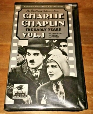 Charlie Chaplin - Early Years (Immigrant - The Count - Easy Street) VHS FREE DVD - Image 1 of 3