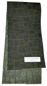Upholstery Fabric Swatch. Dark Shades Of Browns Tan 18.25" X 4". #5E - Picture 1 of 4