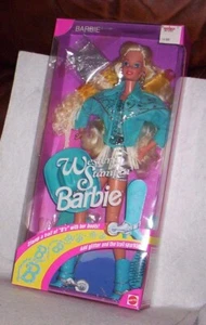 NIB Vintage 1993 Mattel Western Stampin' Barbie Doll NRFB #10293 - Picture 1 of 2