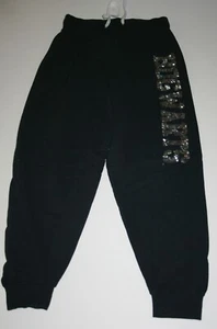 Used Harry Potter Girls 18 Youth Sweatpants Pants Black Sequin Hogwarts on Leg - Picture 1 of 3