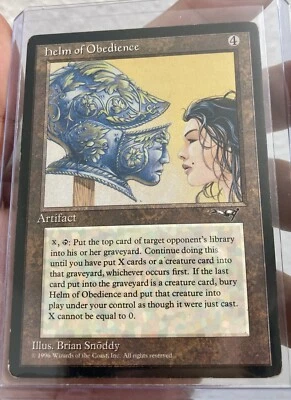 RARE Magic: the Gathering - Helm of Obedience - Set Alliances - #121 -Artifact - Image 1 of 4