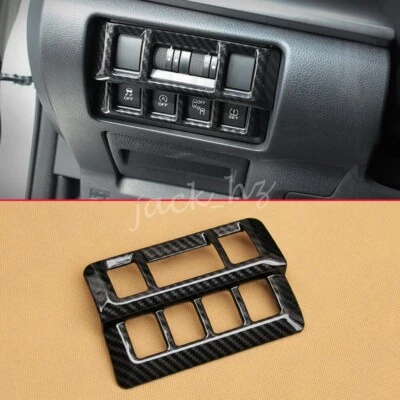 Interruptor de tablero interior de fibra de carbono para Subaru Impreza XV accesorios Foto 1 de 4