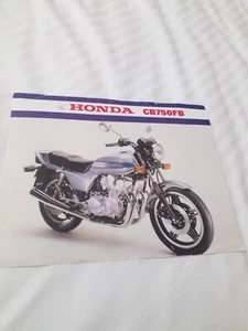 Honda CB750FB DEALERSHIP SALES BROCHURE GENUINE HONDA AUSTRALIA - Picture 1 of 2