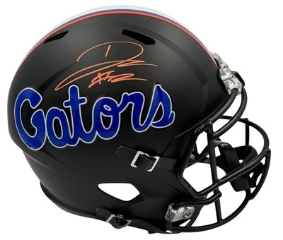 DJ LAGWAY FLORIDA GATORS SIGNED FULL SIZE HELMET SPEED REPLICA AUTO BECKETT COA - Image 1 of 2