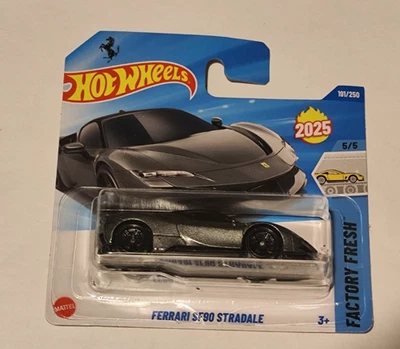 Hot Wheels 2025 Ferrari SF90 Stradale  HYY 08HYW 34 5/5 Factory Fresh Sigillata - Immagine 1 di 4