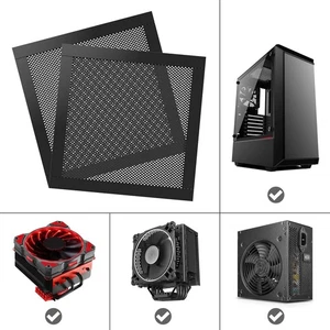 PC Fan Dust Filter Magnetic Frame Computer Fan Grills Cooler Filter Case Cover - Picture 1 of 18