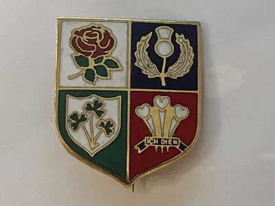 Vintage Original British & Irish Lions Enamel Pin Badge - Image 1 of 3