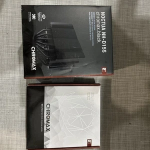 NH-D15S chromax.Black, Premium Dual-Tower CPU-Kühler mit NF-A15 PWM 140mm Fa... - Bild 1 von 5