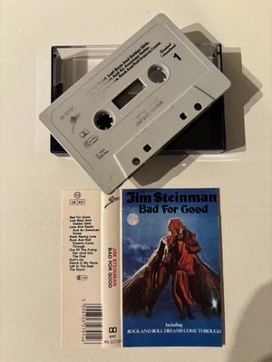 JIM STEINMAN - BAD FOR GOOD (UK CASSETTE TAPE) - Image 1 of 4