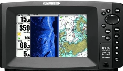 Humminbird 898C SI Head Unit Fishfinder Chartplotter Side IMAGING 30DAY WARRANTY - Image 1 of 4