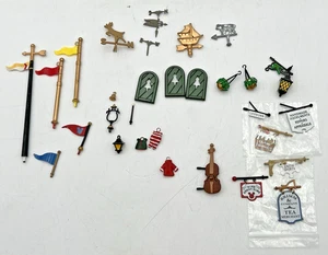 DEPTO 56 PIEZAS DE REPUESTO BANDERAS, PALETAS, LETREROS, LINTERNAS, CESTAS DE FLORES - Imagen 1 de 7