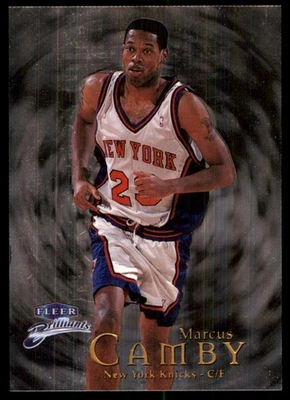 Marcus Camby 1998-99 Fleer Brilliants #61 Knicks NBA READ FREE SHIP AutographDen - Image 1 of 2
