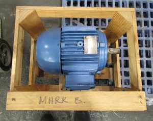 💥NEW WEG 3 HP SEVERE DUTY ELECTRIC MOTOR 3Ø 208-460 VAC 1.25 SF 1765 RPM - Picture 1 of 8