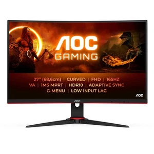AOC G2 C27G2E/BK computer monitor 68.6 cm (27") 1920 x 1080 pixels Full HD Bl... - Picture 1 of 12