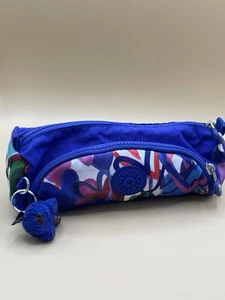 Kipling Pencil Case PURPLE with Monkey HEARTS - Picture 1 of 13