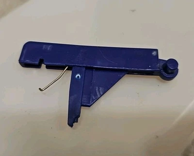Blue Plastic Trigger Lever w/ Spring Kobalt KST 120X-06 40v Trimmer Replacement  - Image 1 of 4