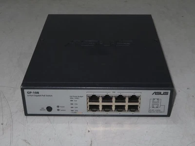 CONMUTADOR ASUS GP-108 8 puertos Gigabit PoE Foto 1 de 4