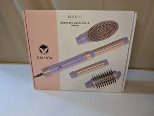 CALISTA EliteAir Hair Dryer Kit w/ 4 Attachments – New in Box - Purple - Picture 1 of 3