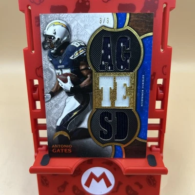 2015 Topps Triple Threads - Relics Antonio Gates #TTR-AG2 Purple 3/3 - Image 1 of 4