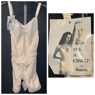 FAJA ENTREPIERNA ABIERTA VINTAGE AÑOS 60 PROMESA "CINCH BY POIRETTE" CON 6 LIGAS 34 Foto 1 de 4