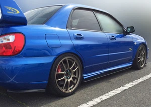 Se adapta a Subaru Impreza STi 03-07. Extensiones de falda lateral y sedán para labios traseros. Coches de alta distribución - Imagen 1 de 7