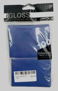 100 Ultra Pro Matte Deck Protector Standard Kartenhüllen (blau) - Bild 1 von 2