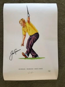 JACK NICKLAUS Signed 12x17 Poster (A 10 Autograph) JSA PP40487 - Picture 1 of 1