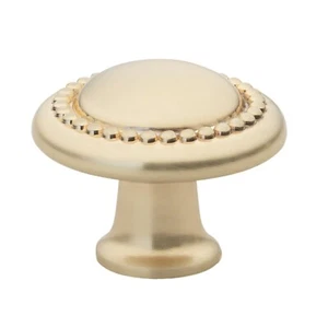 GlideRite 1-1/4" Round Beaded Cabinet Drawer Knob Champagne Gold - 5222-CHPG-1 - Picture 1 of 4
