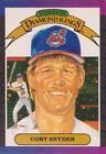 1989 Donruss Diamond Kings Cory Snyder 8 Cleveland Indians Baseball