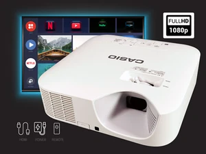 3300 Lumens DLP Projector Laser/LED Hybrid Ideal for Streaming and TV Shows HDMI - Picture 1 of 12