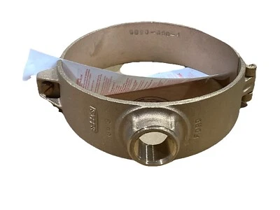 "Tubo de servicio de agua Ford S90-604 sillín de latón con bisagras 6"" C900 PVC 1"" GRIFO AWWA/CC" Foto 1 de 4