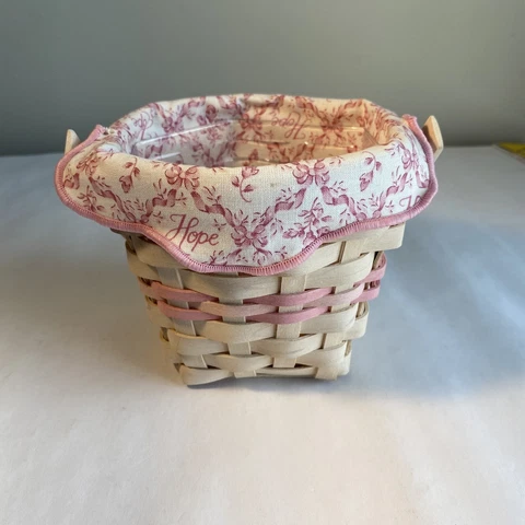 Longaberger  2001 Horizon of Hope Basket American Cancer Society Cover