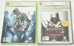 XBOX360 Assassin's Creed 1 & 2 2 Game Bundle Japanese version UBISOFT USED Games - Picture 1 of 4