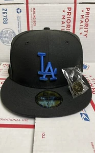 New Era 59Fifty Blackberry Los Angeles Dodgers 2020 World Series 7 1/2 HatClub - Picture 1 of 4