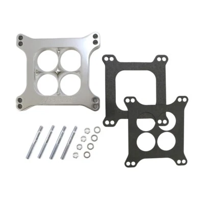 Espaciador carburador mecanizado CNC pulido Holley 4150 aluminio billet 4 orificios de 1" Foto 1 de 3